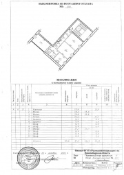Поэтажный план и экспликация нежилого помещения в Михнево Технический план в Михнево